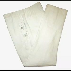 Lauren Women’s Edita Slim Leg Linen Pant Size 12